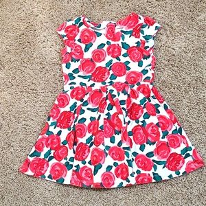 Gymboree Girls Floral Dress, Size 6
